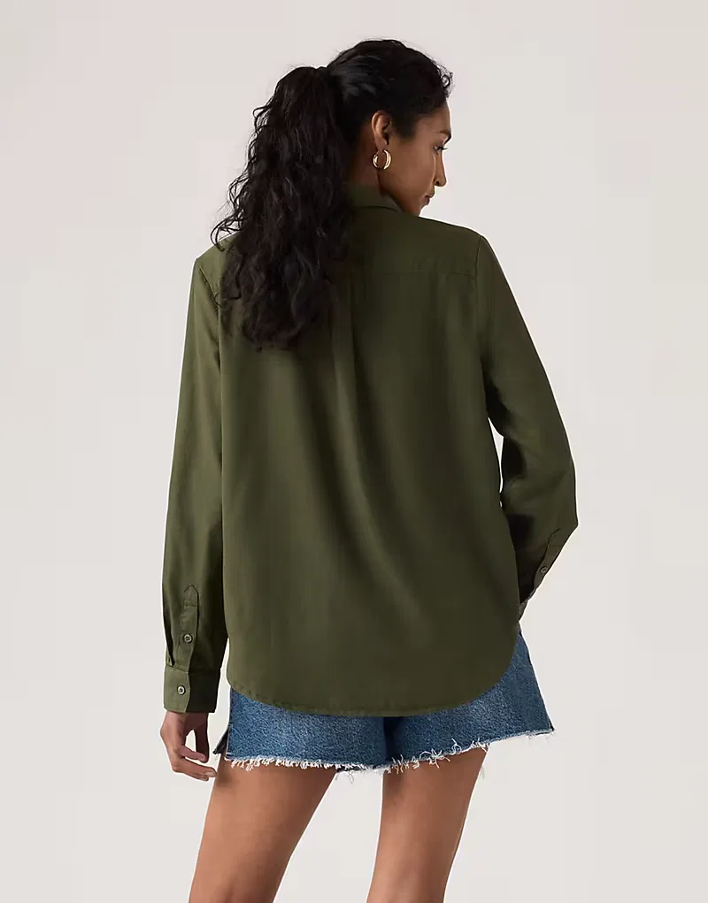 Рубашка-рубашка Levi's Elaine в зеленом цвете — фото 2