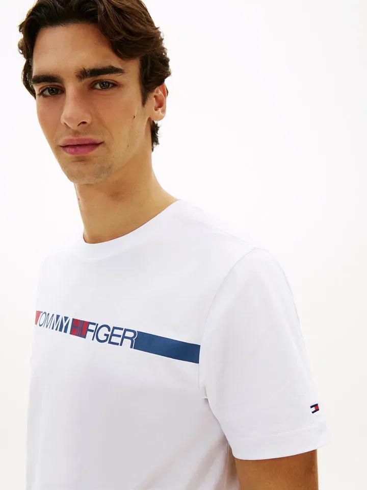 Рубашка белая Tommy Hilfiger, белый — фото 3