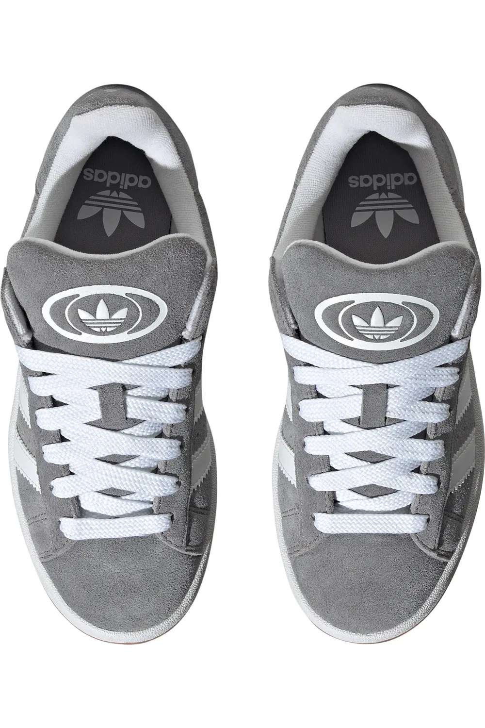 Кроссовки детские Campus 00s adidas, серый/белый/белый — фото 4