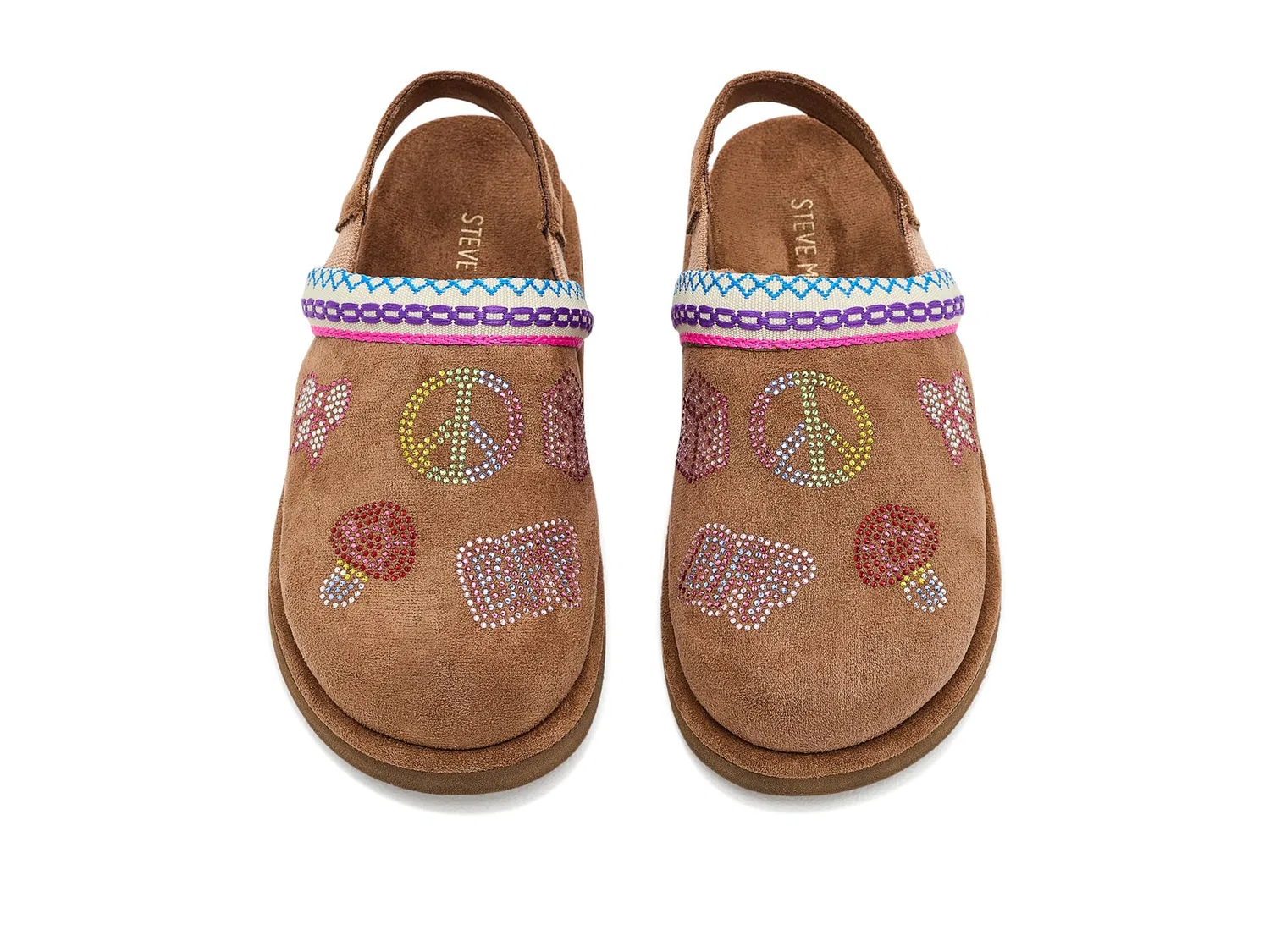 Тапочки Chip (для малышей и маленьких детей) Steve Madden Kids, Cognac — фото 3