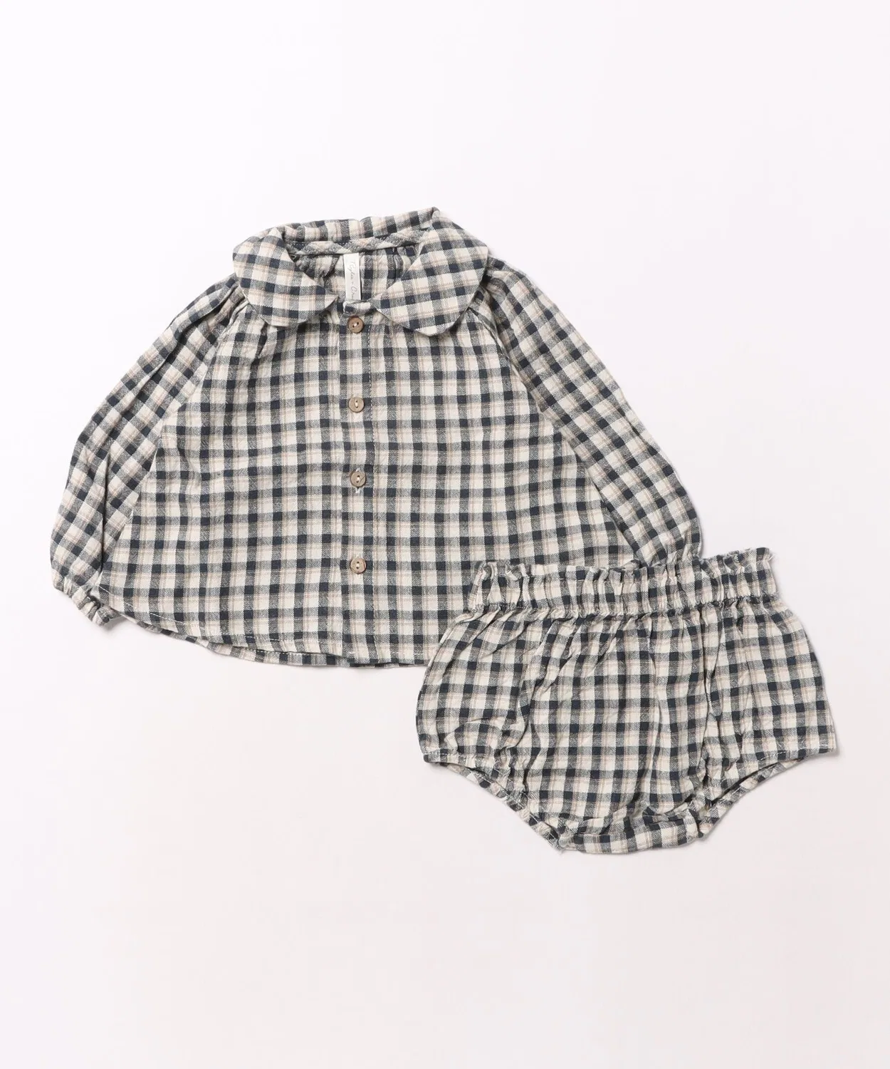 B.I.D. Детский комплект из рубашки и шорт Nellie Set Rylee+Cru, Navy