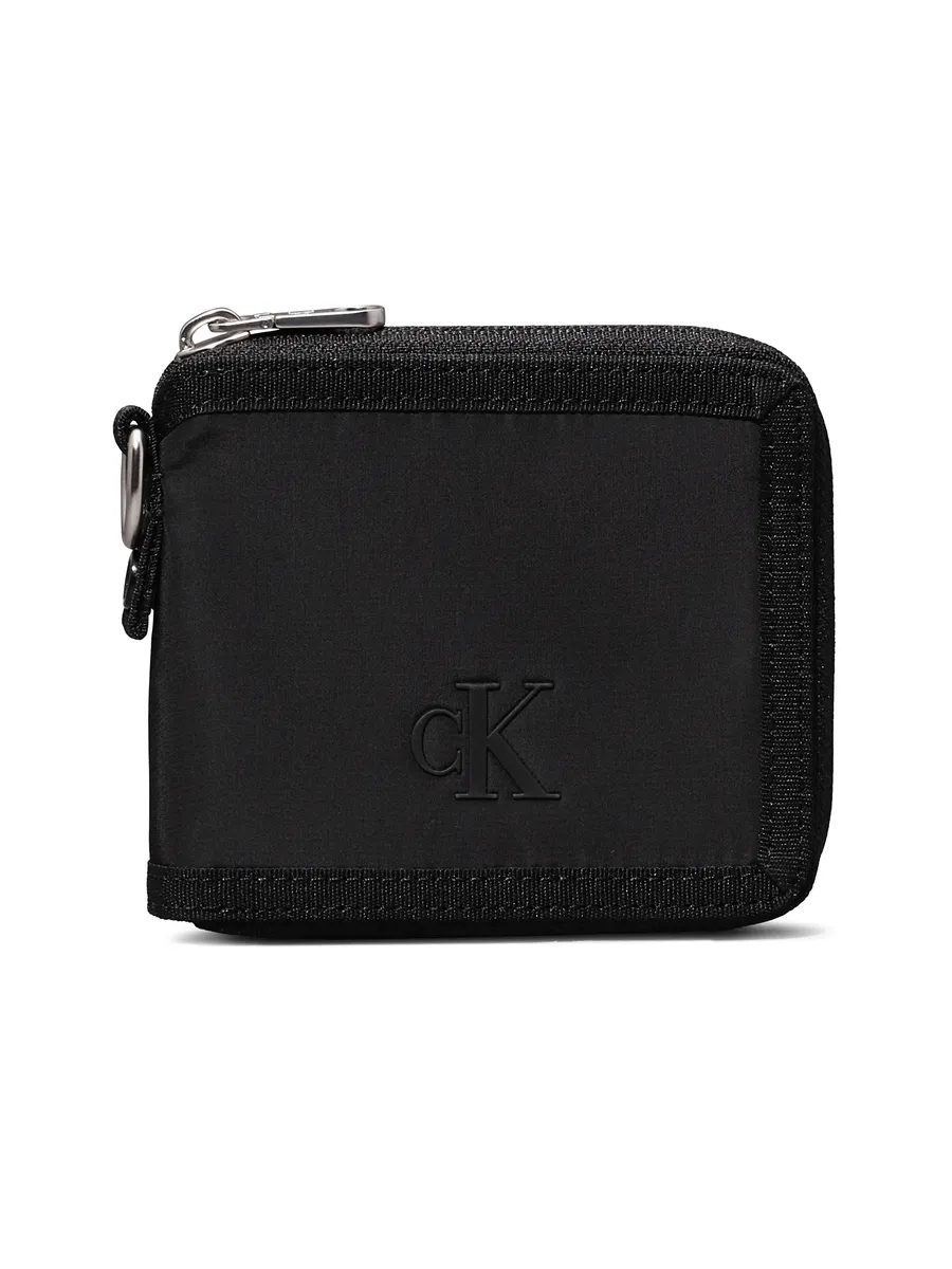 

Кошелек Calvin Klein Jeans "OVER WEBBING SQ ZIP AROUND", черный