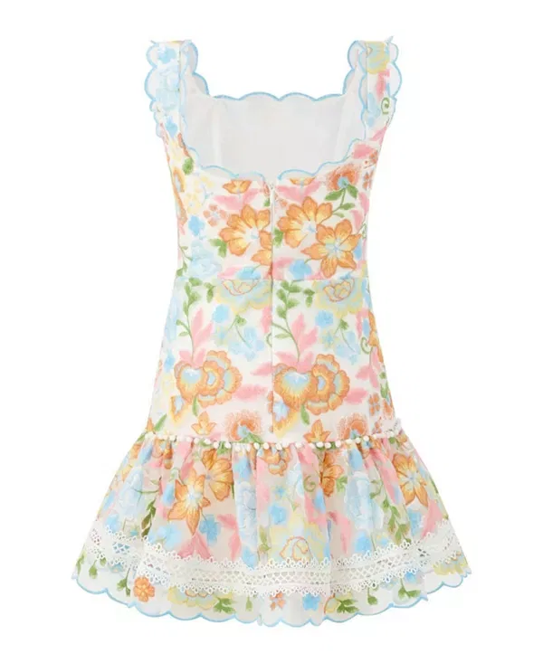 Детское платье для девочек с вышивкой Bianca Marlo Kids, Floral — фото 2