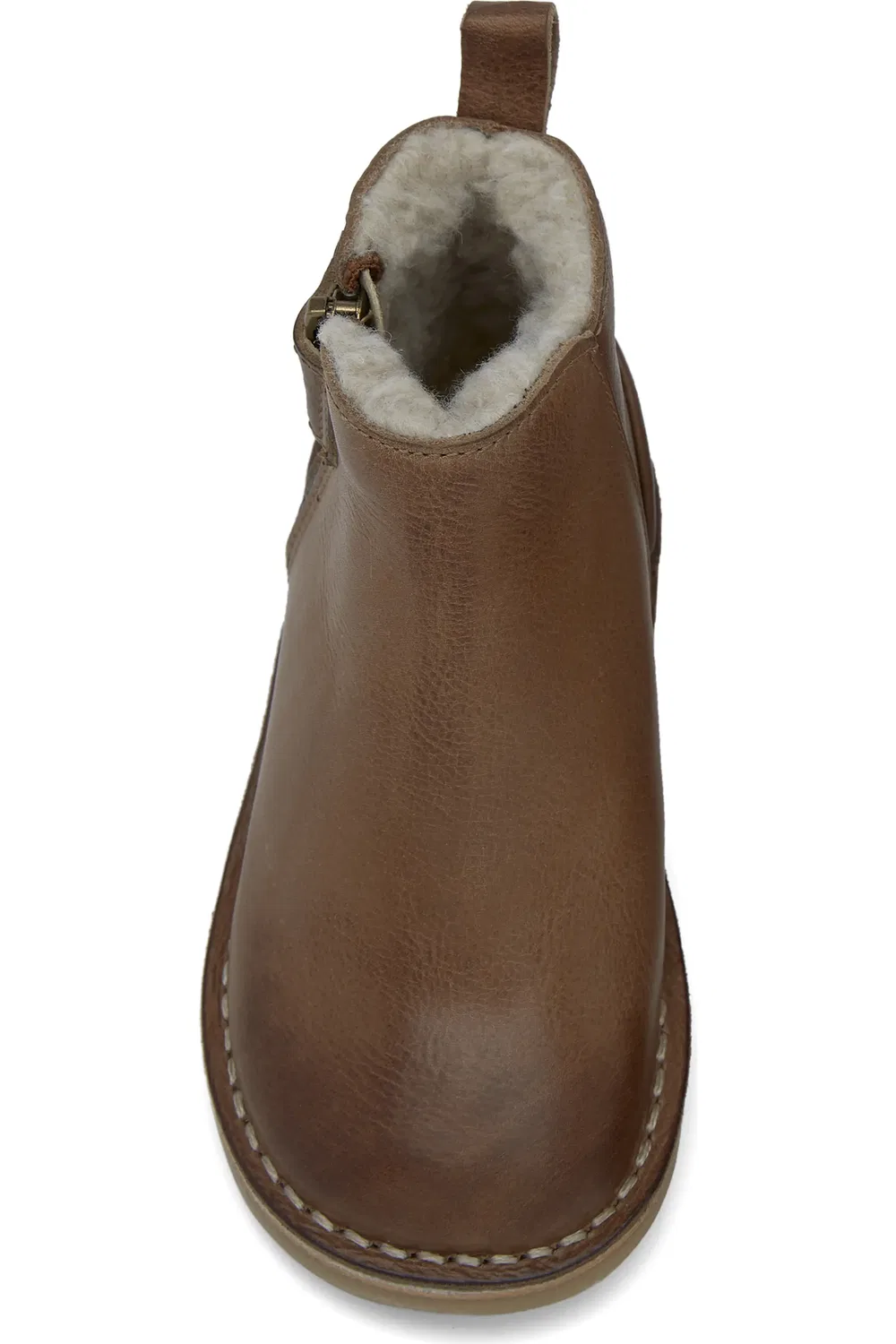 Детские ботинки на молнии с шерстяной подкладкой Winston Young Soles, Tan — фото 4