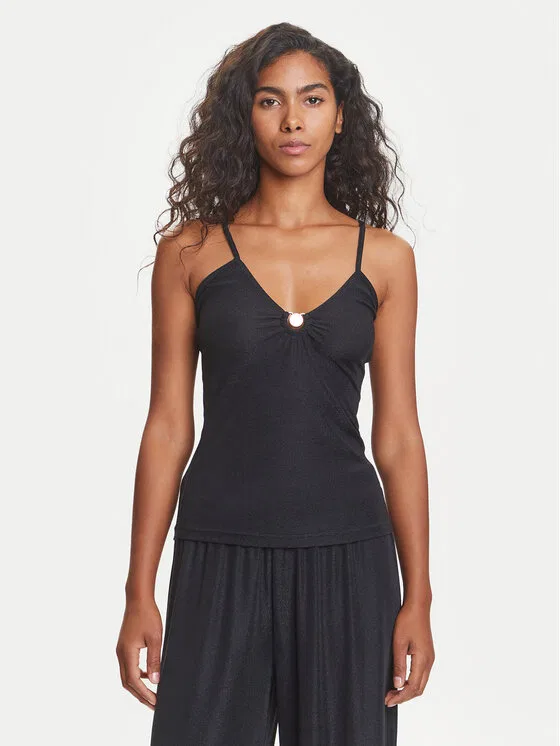 Топ slim fit Emporio Armani, черный