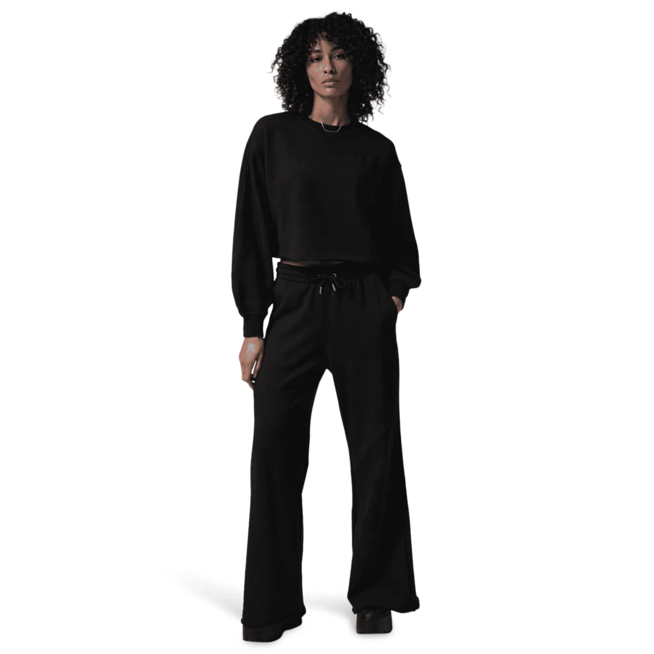 Женские брюки из флиса Flight Fleece FLR Jordan, цвет Black/Dark Smoke Grey — фото 4