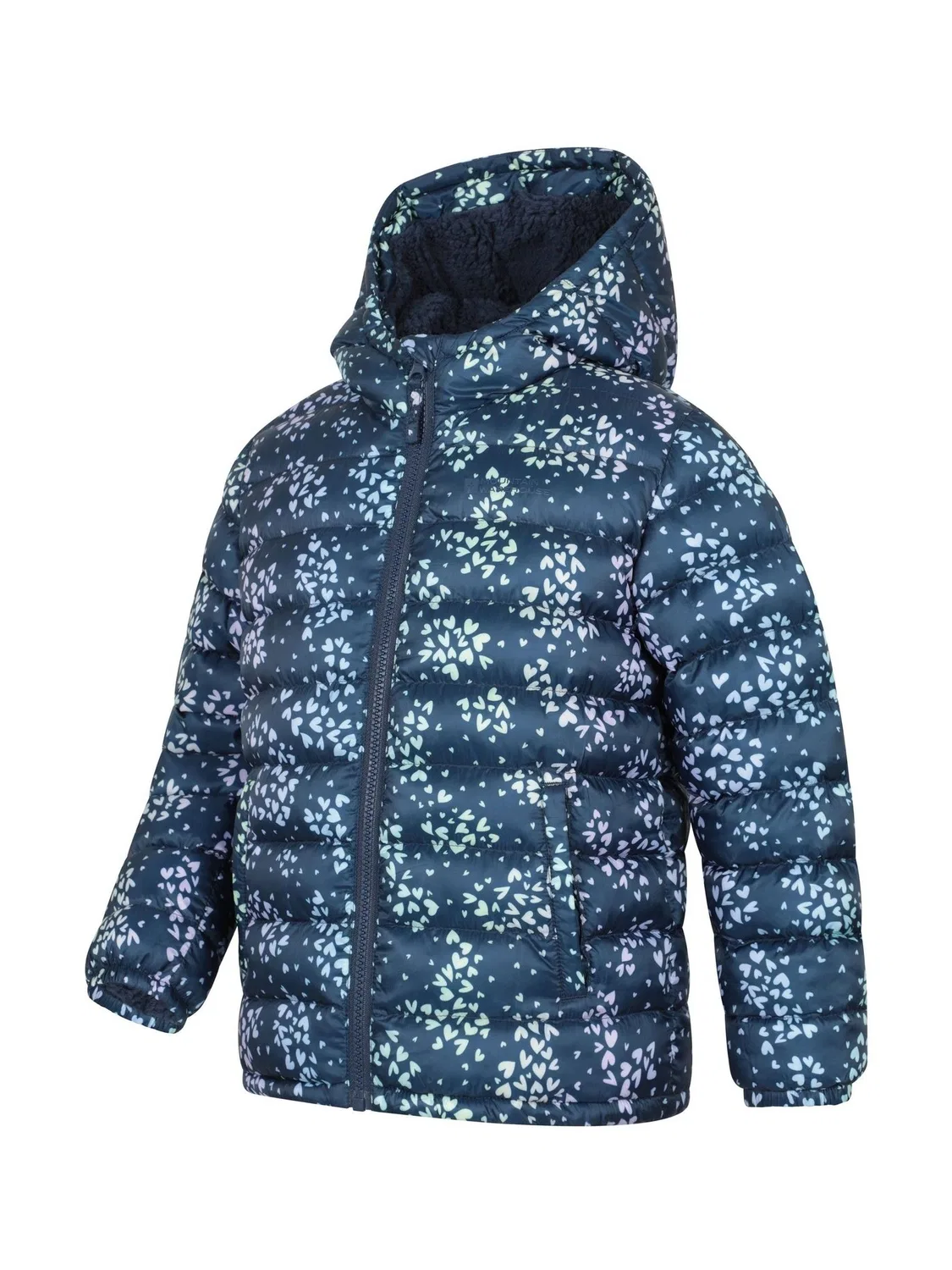 Куртка утепленная с искусственным мехом, Seasons Mountain Warehouse, светло-голубой — фото 4