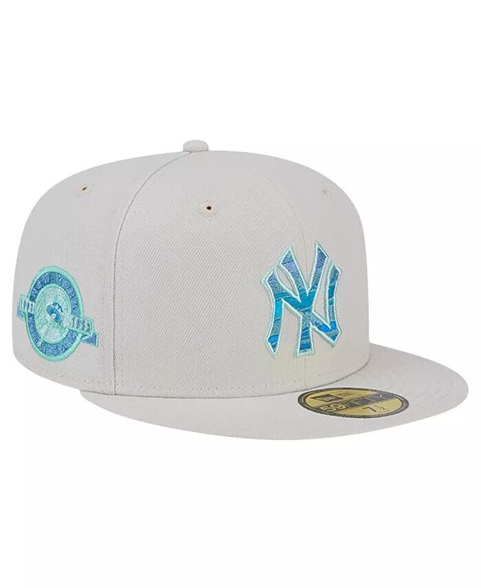 

Мужская приталенная шляпа цвета хаки New York Yankees Stone Mist 59FIFTY New Era, бежевый