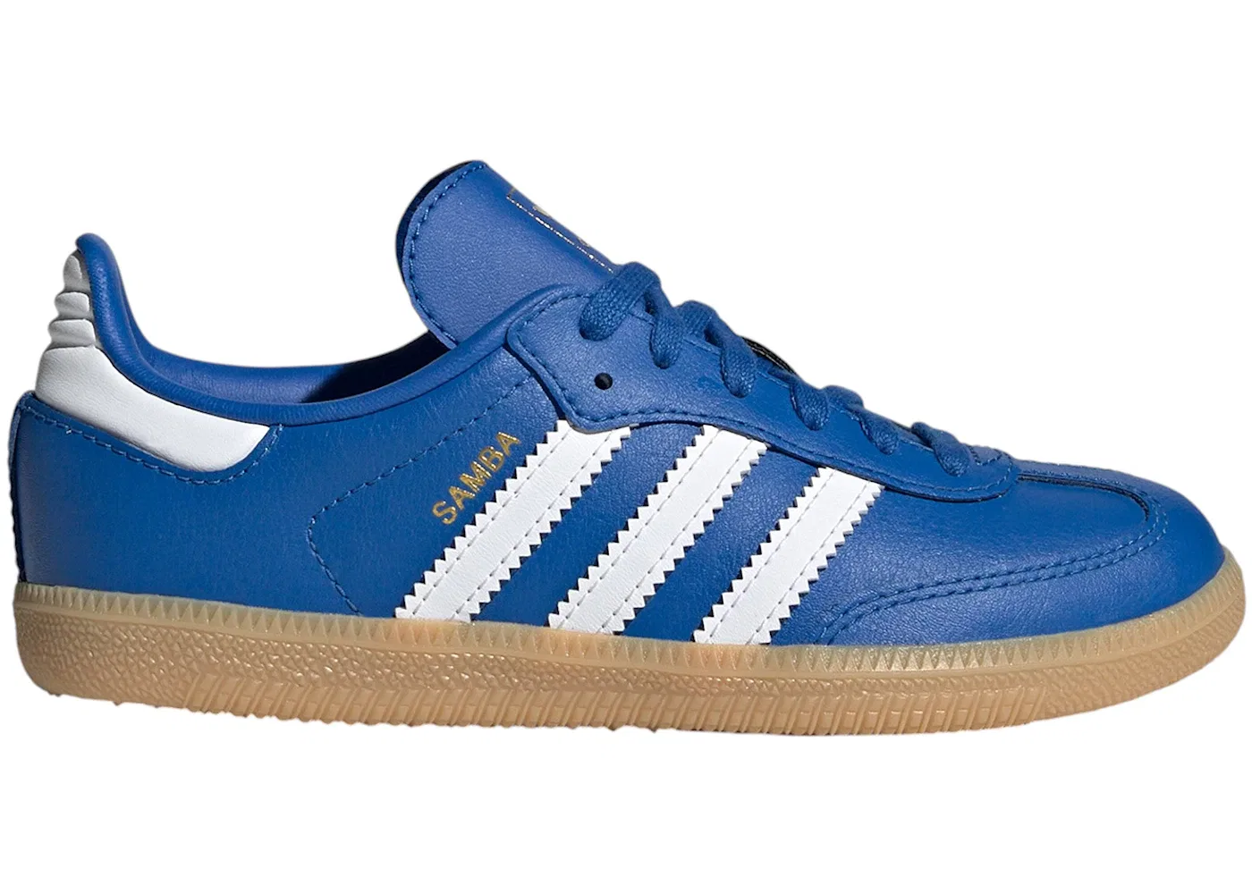 Детские кроссовки Lifestyle Adidas Samba OG, Blue/Cloud White/Gum