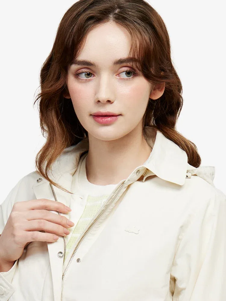 Куртка LACOSTE сафари женская Ivory — фото 2