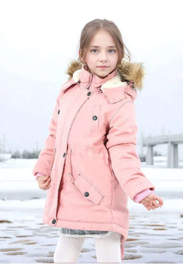 Детское пальто для девочек хлопковое Pantulux, Light Pink