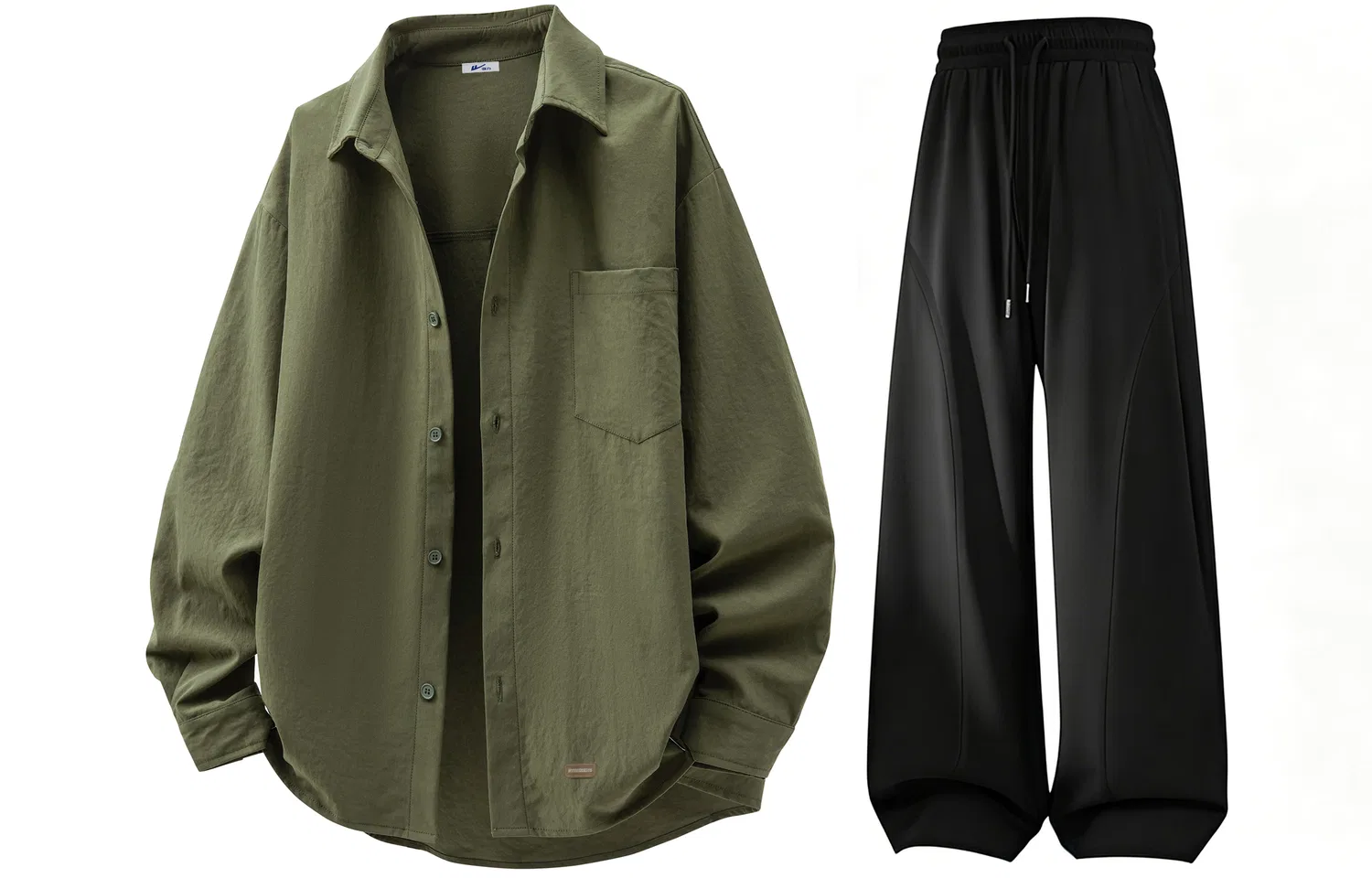 Детский комплект из футболки и шорт с защитой от солнца Army Green WARRIOR