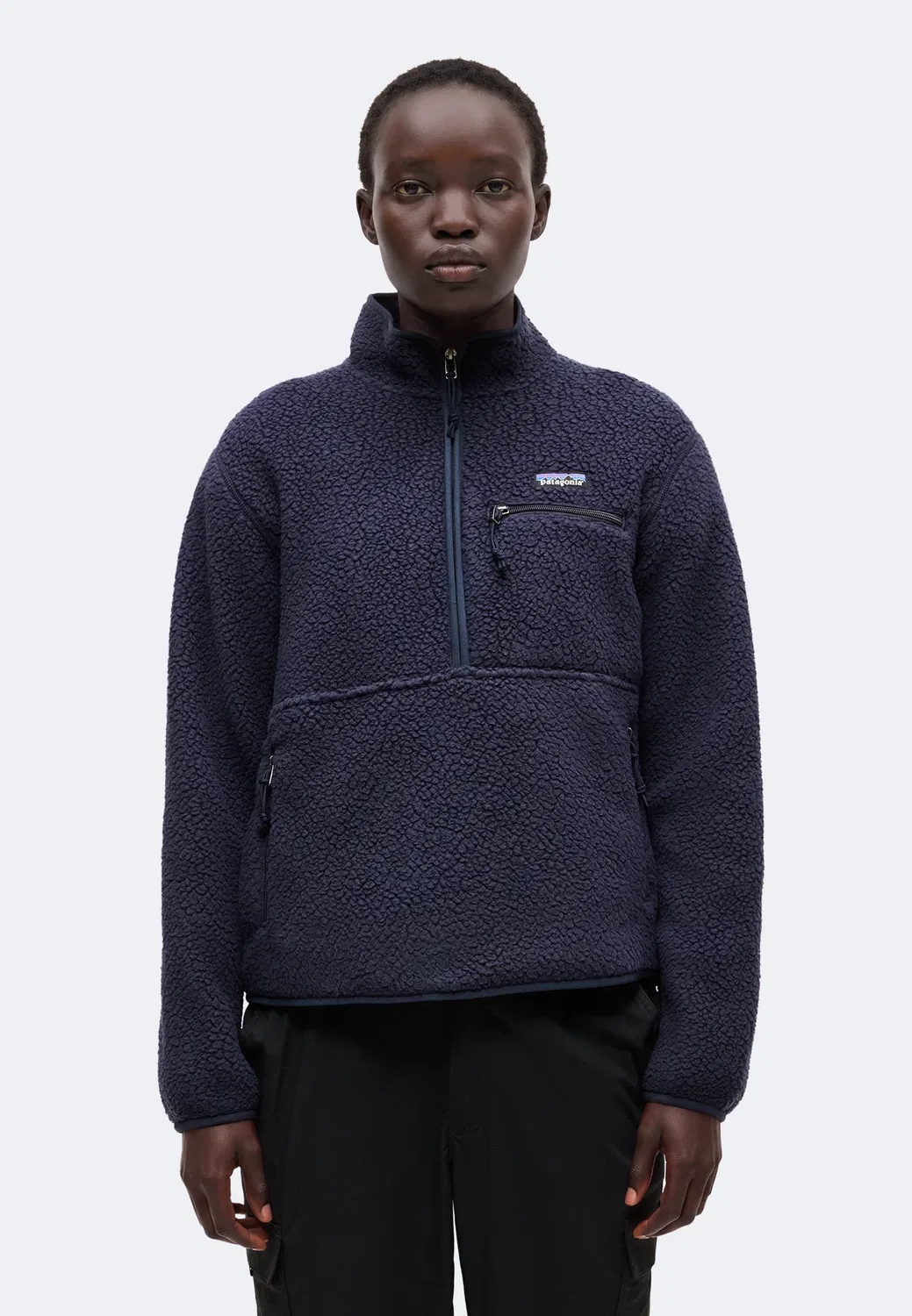 Сумчатое животное - флисовый джемпер Patagonia, Sunken Blue