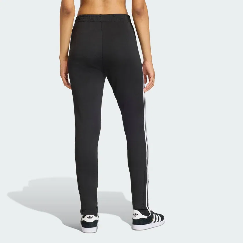 Женские спортивные брюки adidas SST Classic Track Pants с лампасами, Better Scarlet / White — фото 2