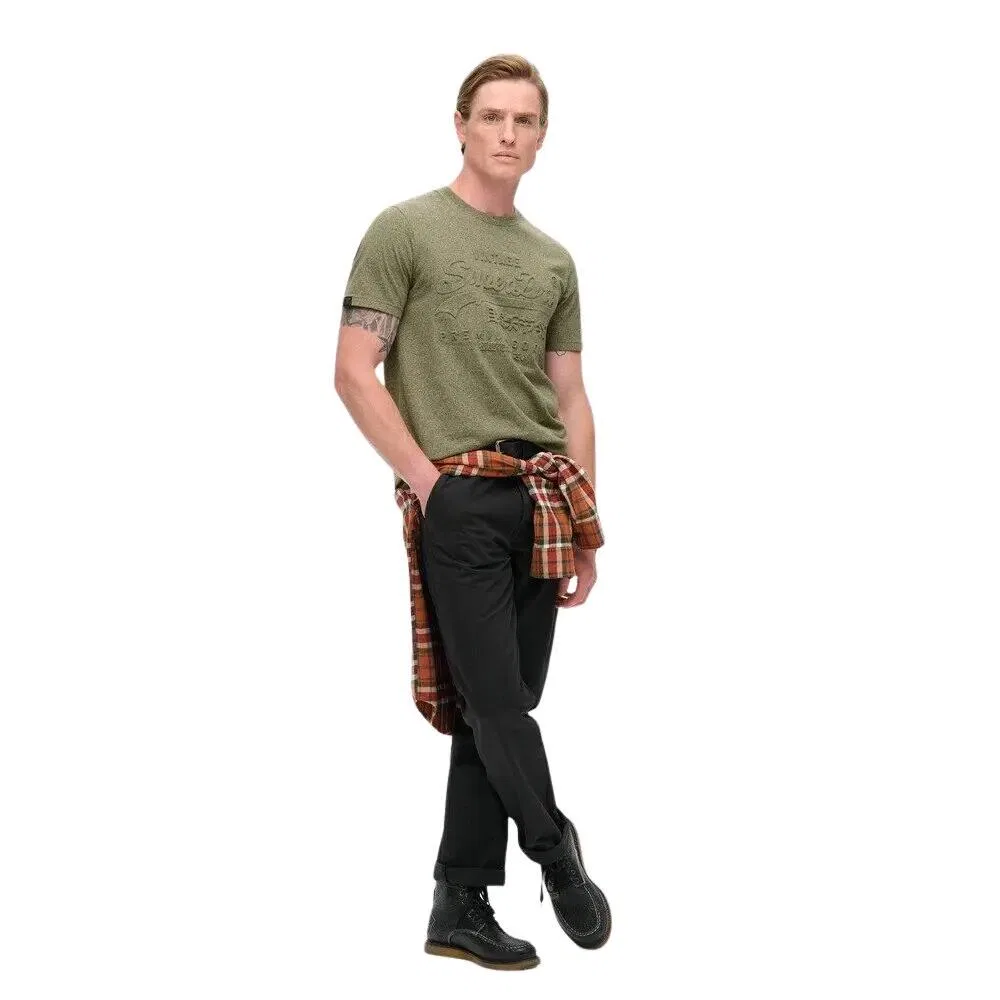 Мужская футболка с рельефным принтом Superdry, Green — фото 2