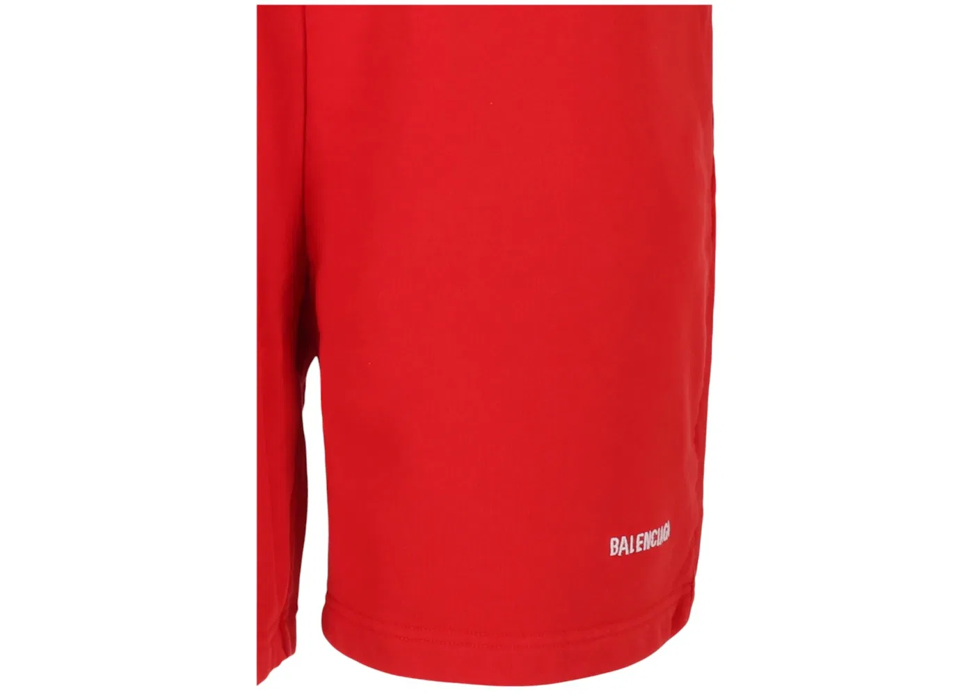 Мужские шорты с принтом Balenciaga, Bright Red — фото 3