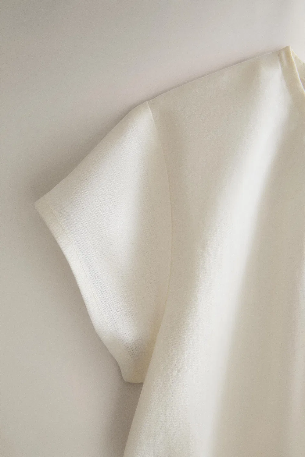 Детский боди с вышивкой ZARA, Cream — фото 3