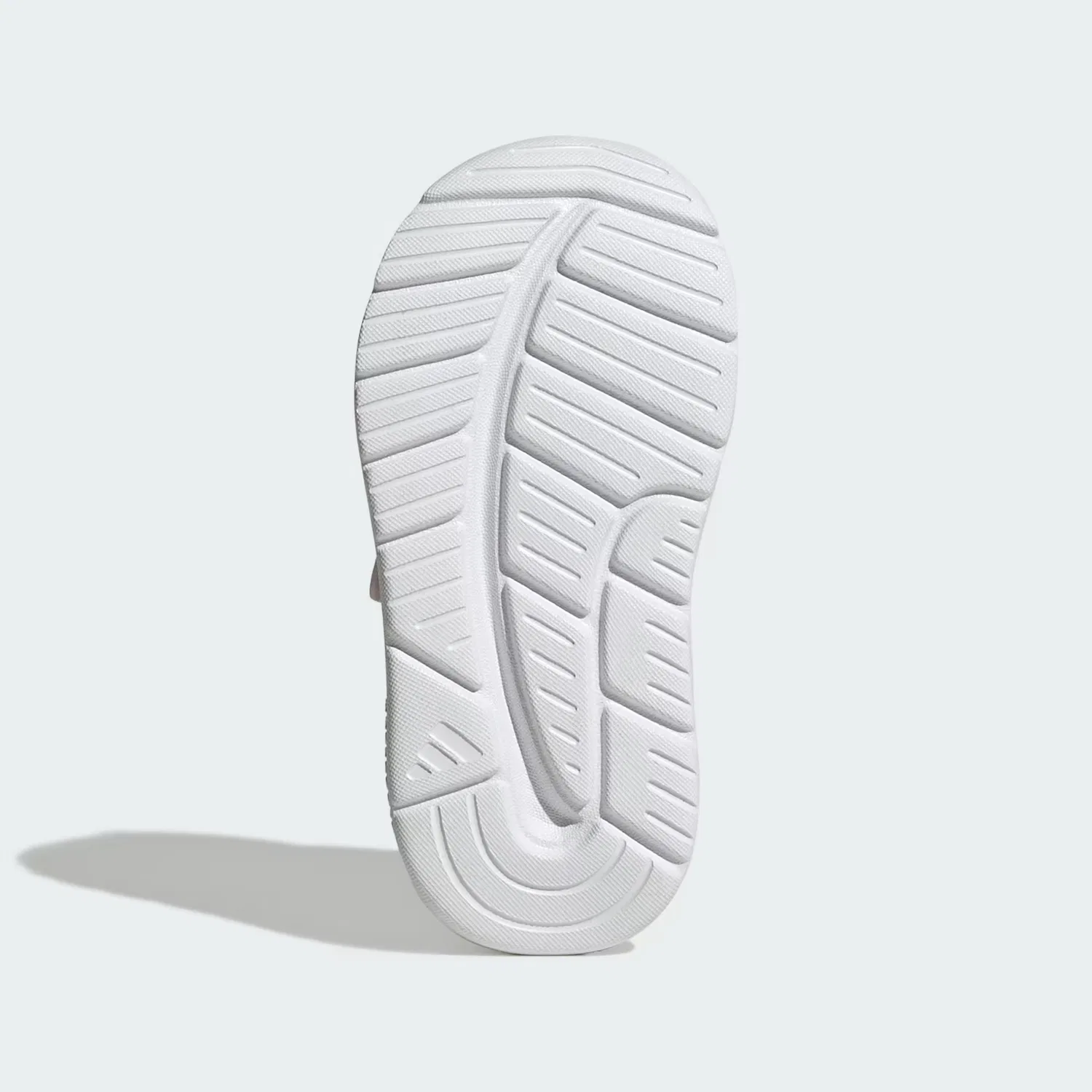 Детские кроссовки с эластичными шнурками TENSAUR RUN 4.0 Adidas Sportswear, белый/розовый/светло-розовый — фото 3