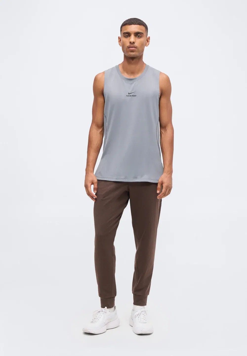 Нано - спортивные штаны Nike Performance, Baroque Brown/Light Chocolate Heather — фото 2