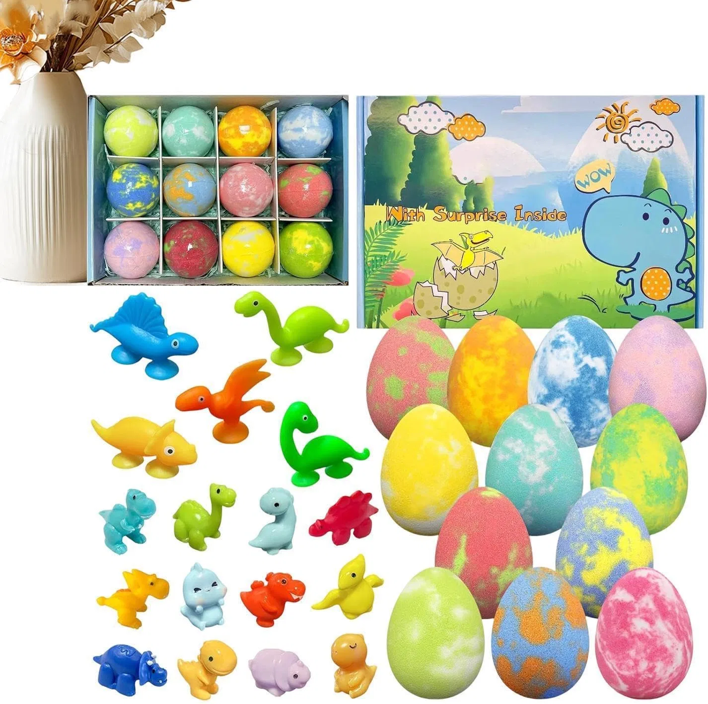 Бомбочки для ванны с игрушкой внутри, Динозавр, Generic, Stil A