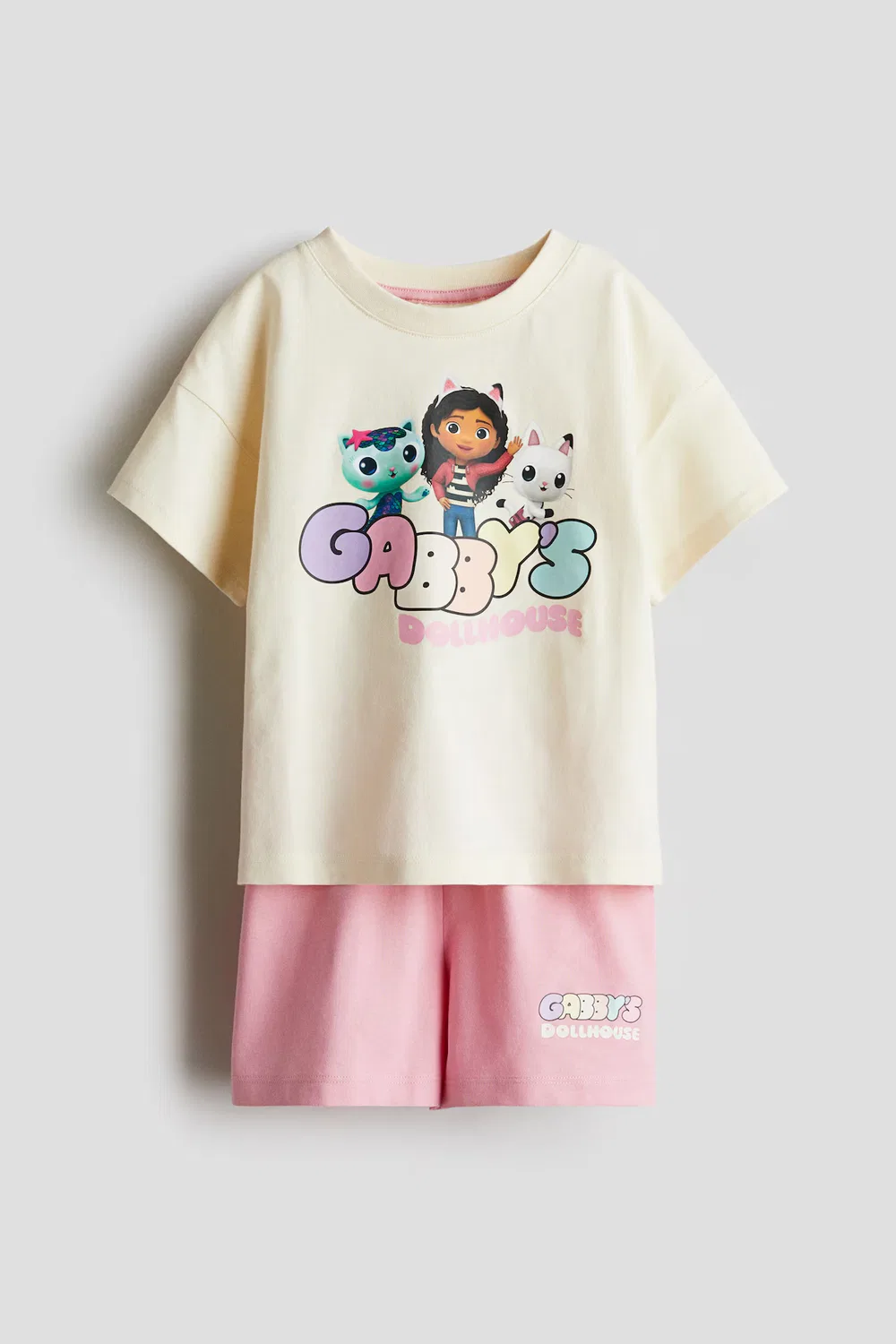 Трикотажная пижама с принтом H&M, Rosa/Gabby'S Dollhouse