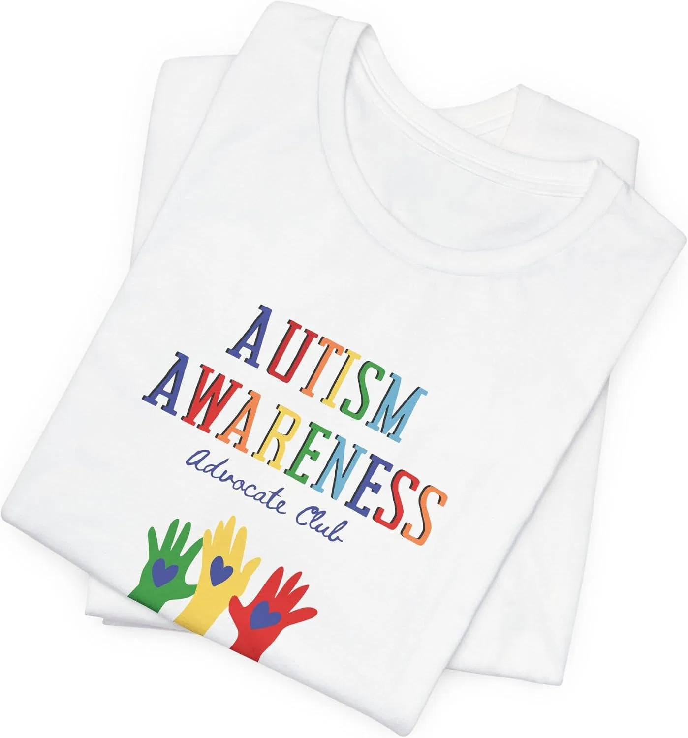 Мужская футболка с принтом Autism Awareness Social Club Advocate, White — фото 3