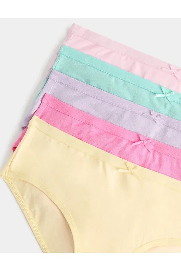 Детские трусы для девочек хлопковые 10 шт Slip Marks & Spencer, Multi Color — фото 2