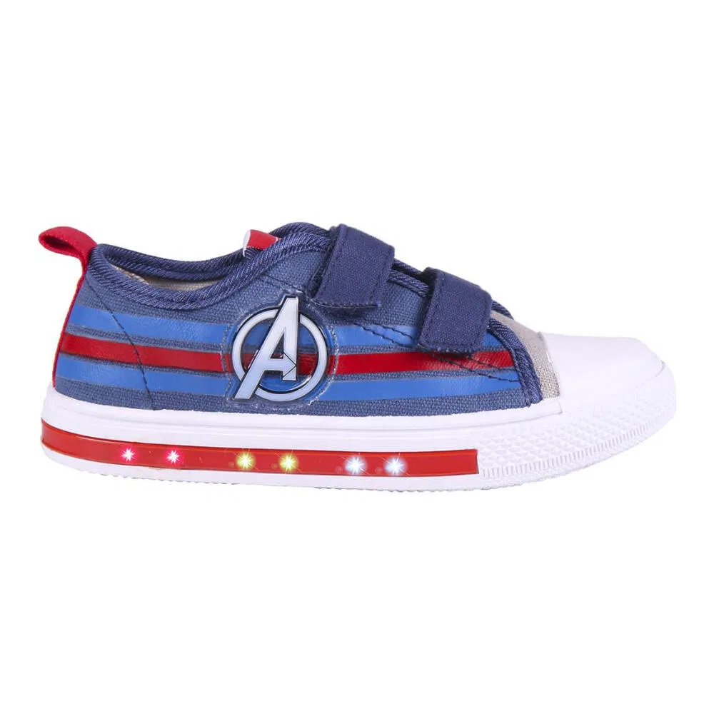 Детские кроссовки со светящимися огнями Marvel, Цвет Blau