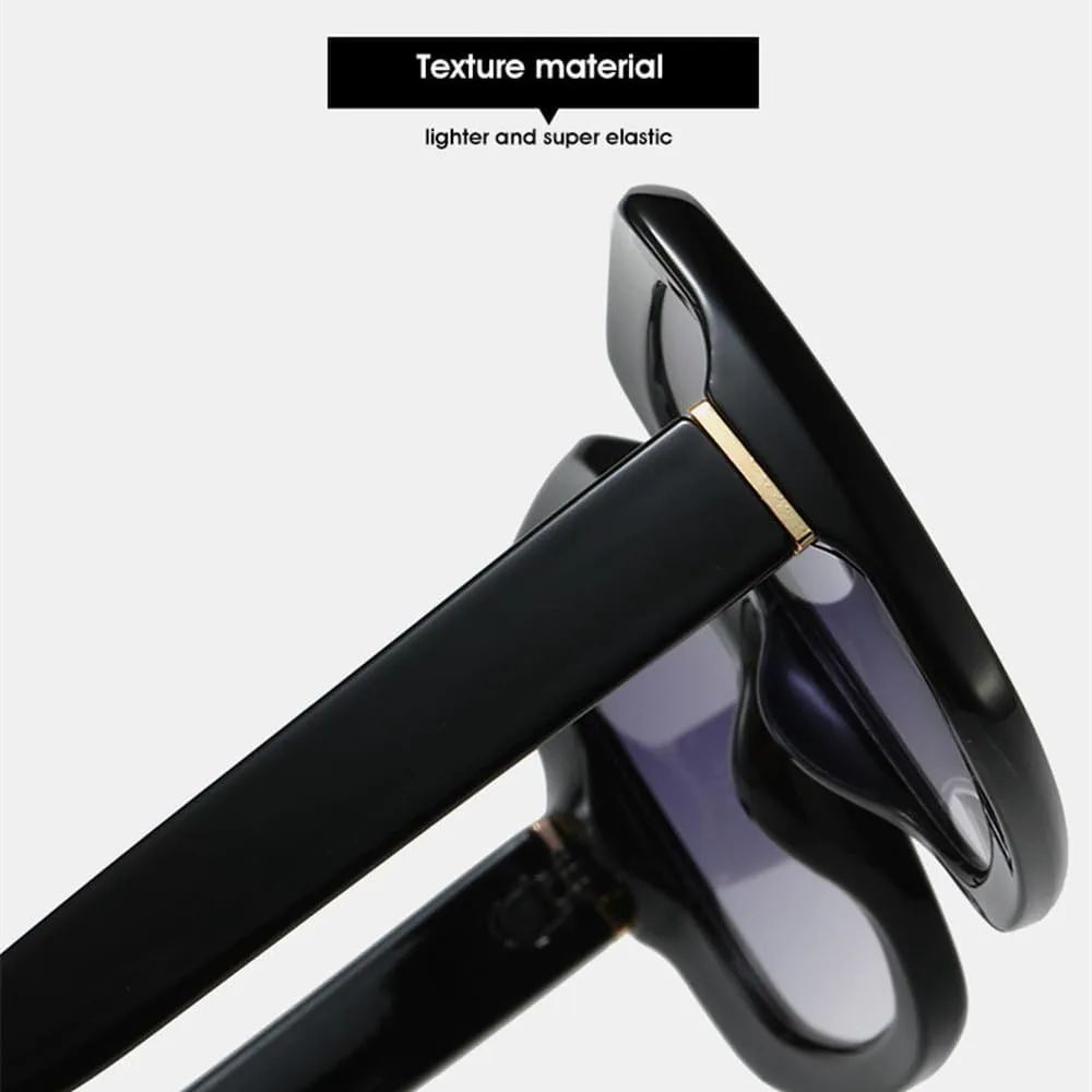 

Винтажные красочные женские солнцезащитные очки класса люкс, модные градиентные линзы UV400, мужские панк-солнцезащитные очки, SUN4734 Generic, Black Gray Gradient