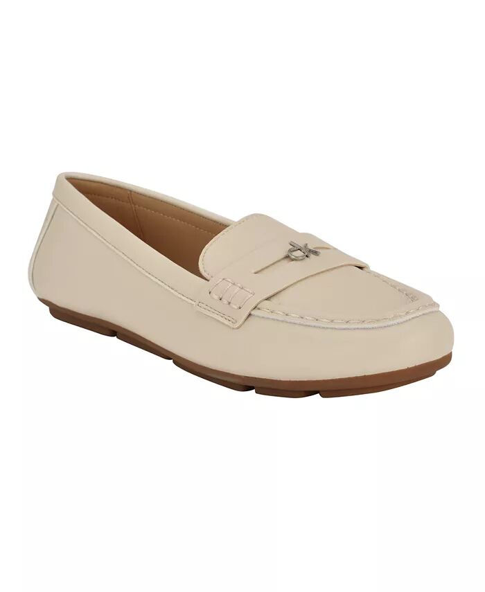 Женские туфли-лоферы Lassa Slip-On Flats Calvin Klein, слоновая кость/кремовый