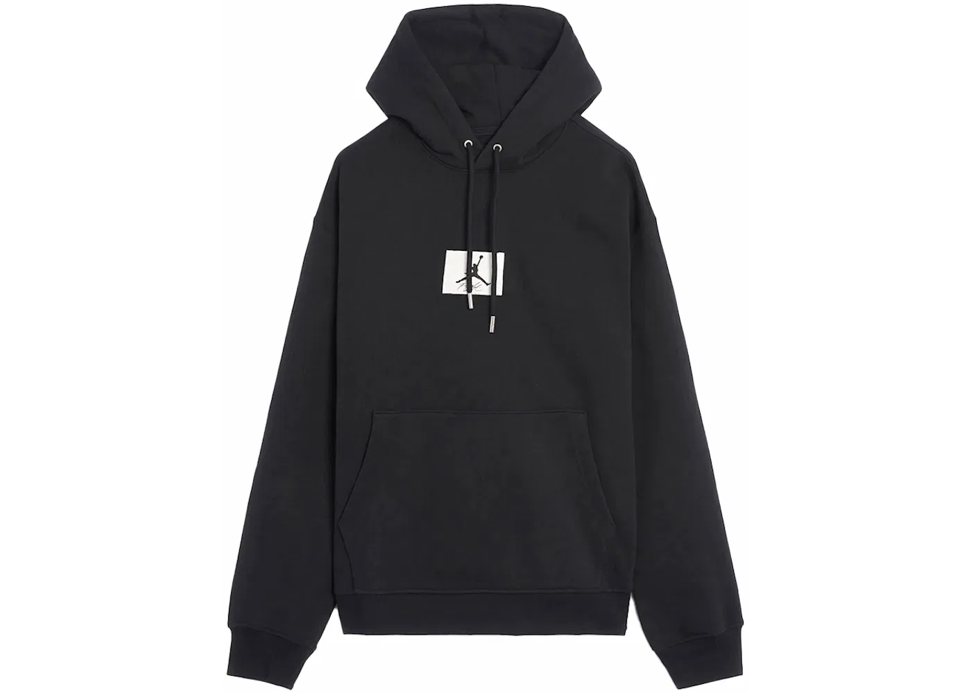 Мужской пуловер-худи с принтом Jordan Flight Fleece Pullover Hoodie, Black