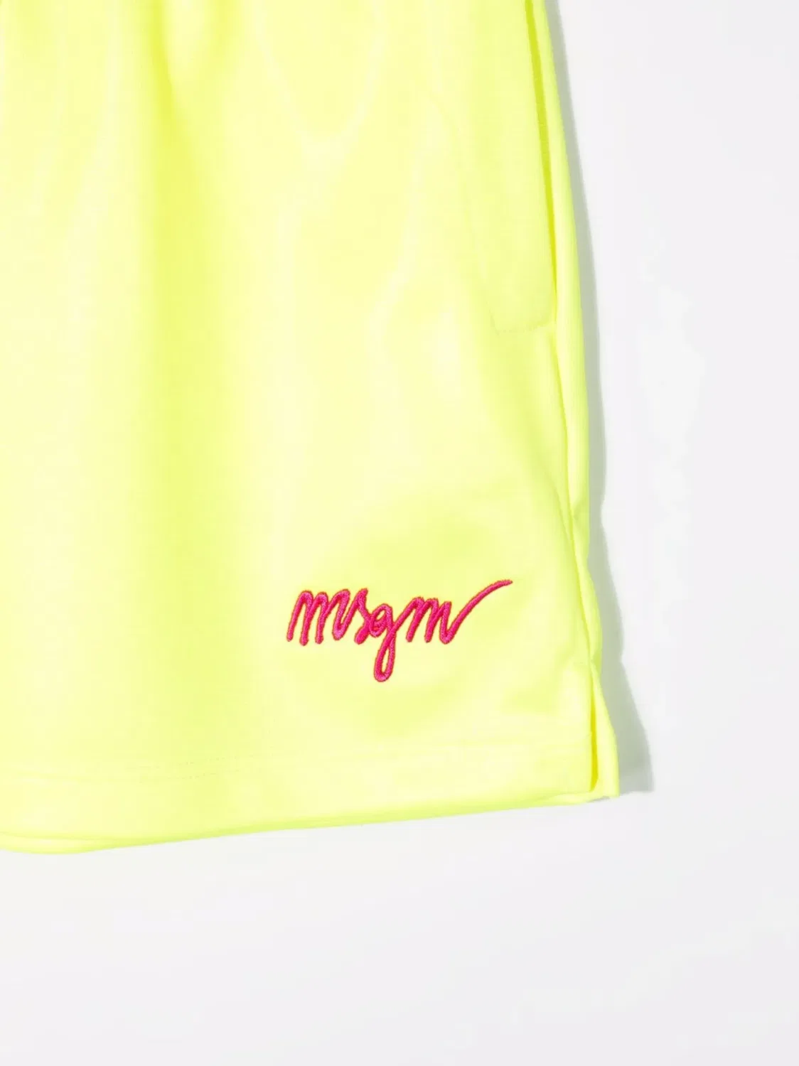 Юбка с вышитым логотипом MSGM, ярко-желтый — фото 3