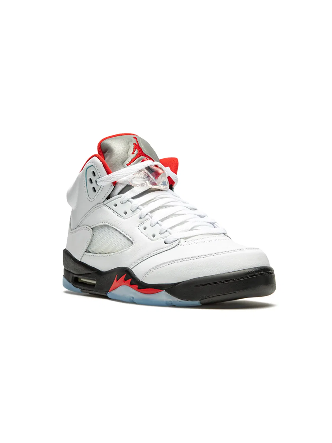 Кроссовки Air Jordan 5 Retro Fire Red Silver Tongue