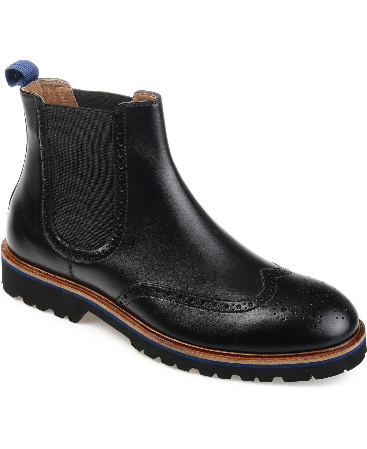 

Мужские ботинки челси nash wingtip Thomas & Vine, черный