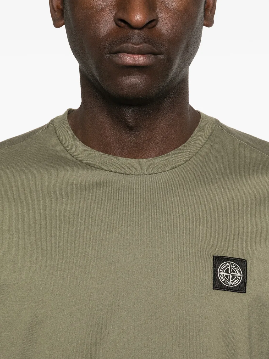 Футболка зеленого цвета Stone Island, зеленый — фото 4