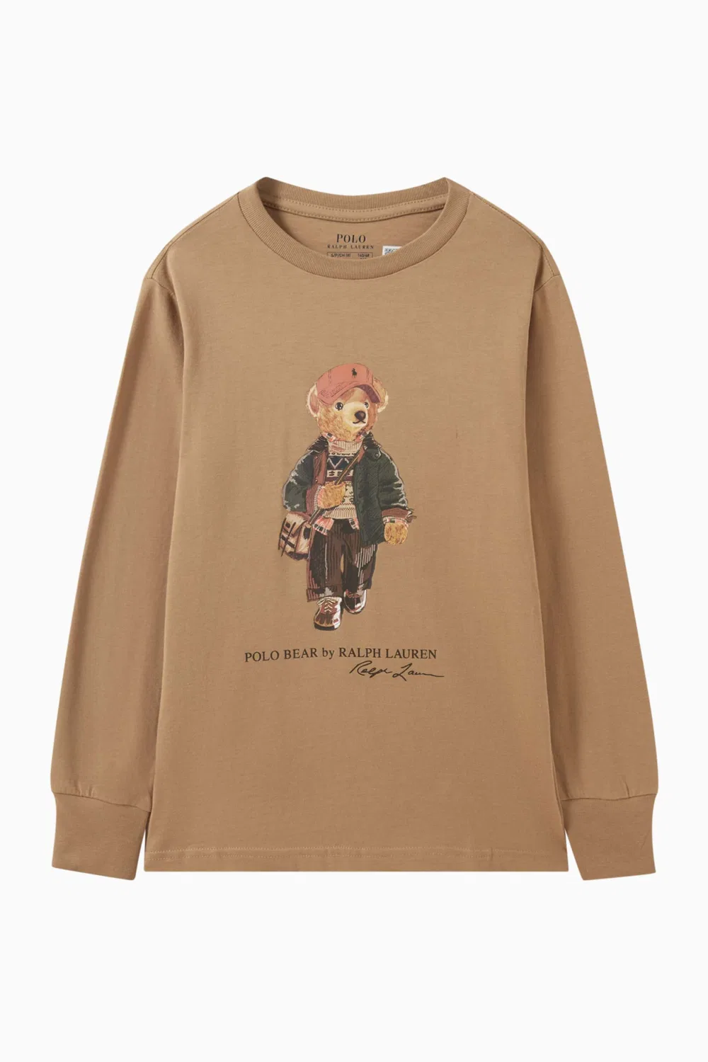 Футболка с длинным рукавом с принтом Polo Bear Graphic Polo Ralph Lauren