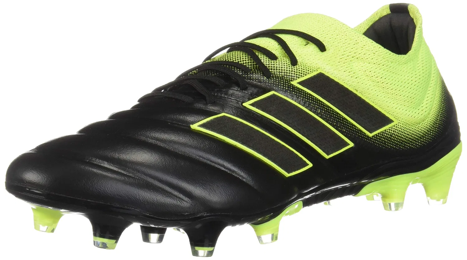 Детские бутсы для мальчиков с твердым грунтом Copa 19.1 FG Cleat Adidas, Cblack Syello Cblack