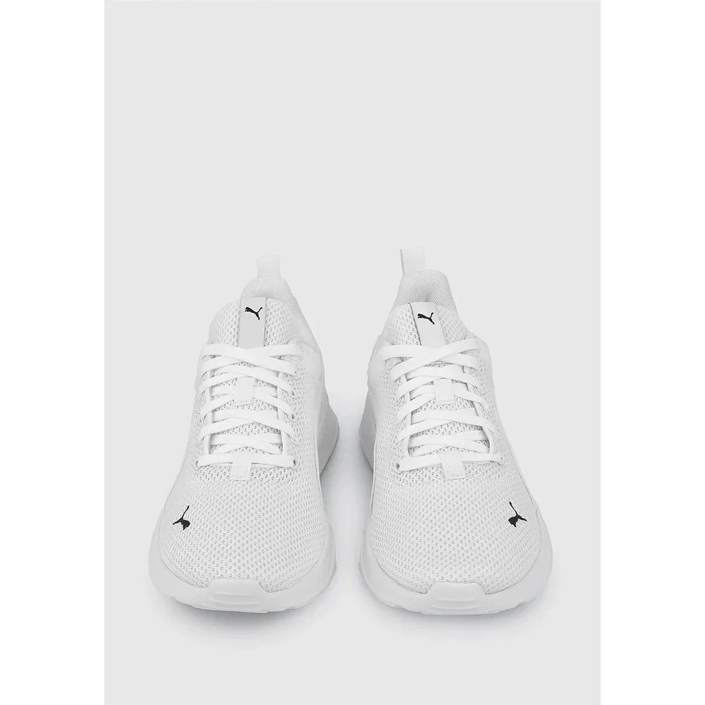 Детские кроссовки Puma Anzarun Lite, белые, легкие, с текстильным верхом — фото 3