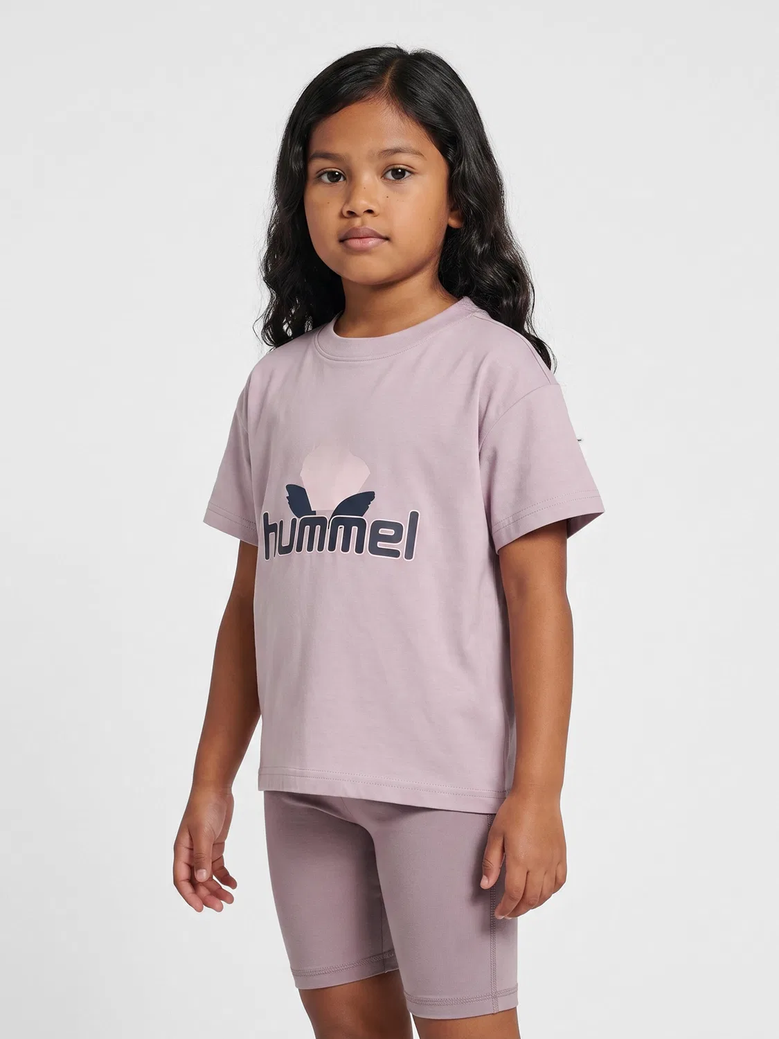Детская футболка с коротким рукавом Hmljr Boxy Hummel, Violett