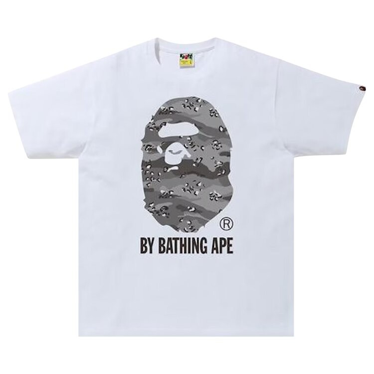 

Футболка BAPE Desert Camo By Bathing Ape Relaxed Tee 'White/Black', белый