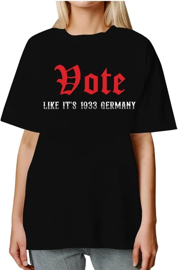 Футболка с принтом 1933 Германия, Black