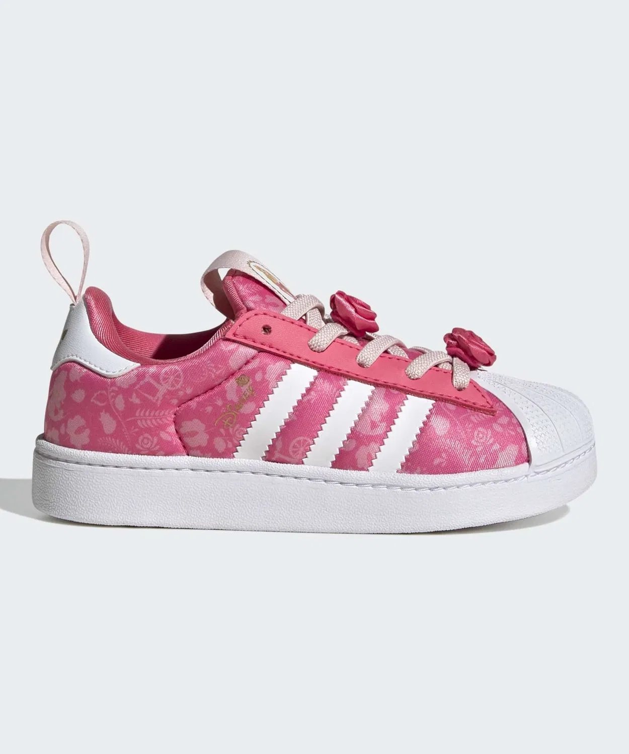 Детские кроссовки с принтом Disney Princess SUPERSTAR QUICKON Adidas, Pink