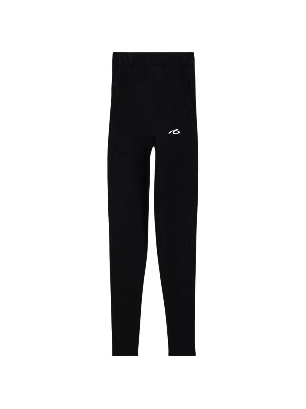 Ребристые леггинсы TechWear Balenciaga, черный