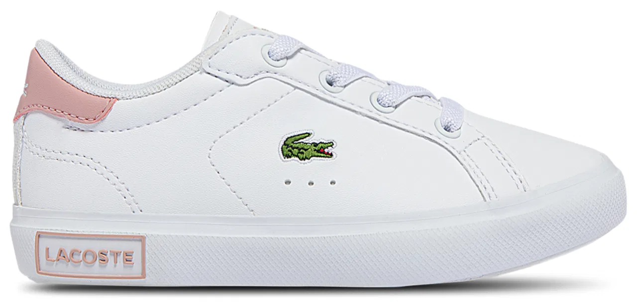 Кроссовки для мальчиков POWERCOURT 0721 Lacoste, цвет Open White/Multi