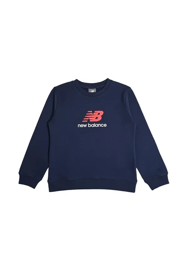 Свитшот с принтом Girocollo New Balance, синий