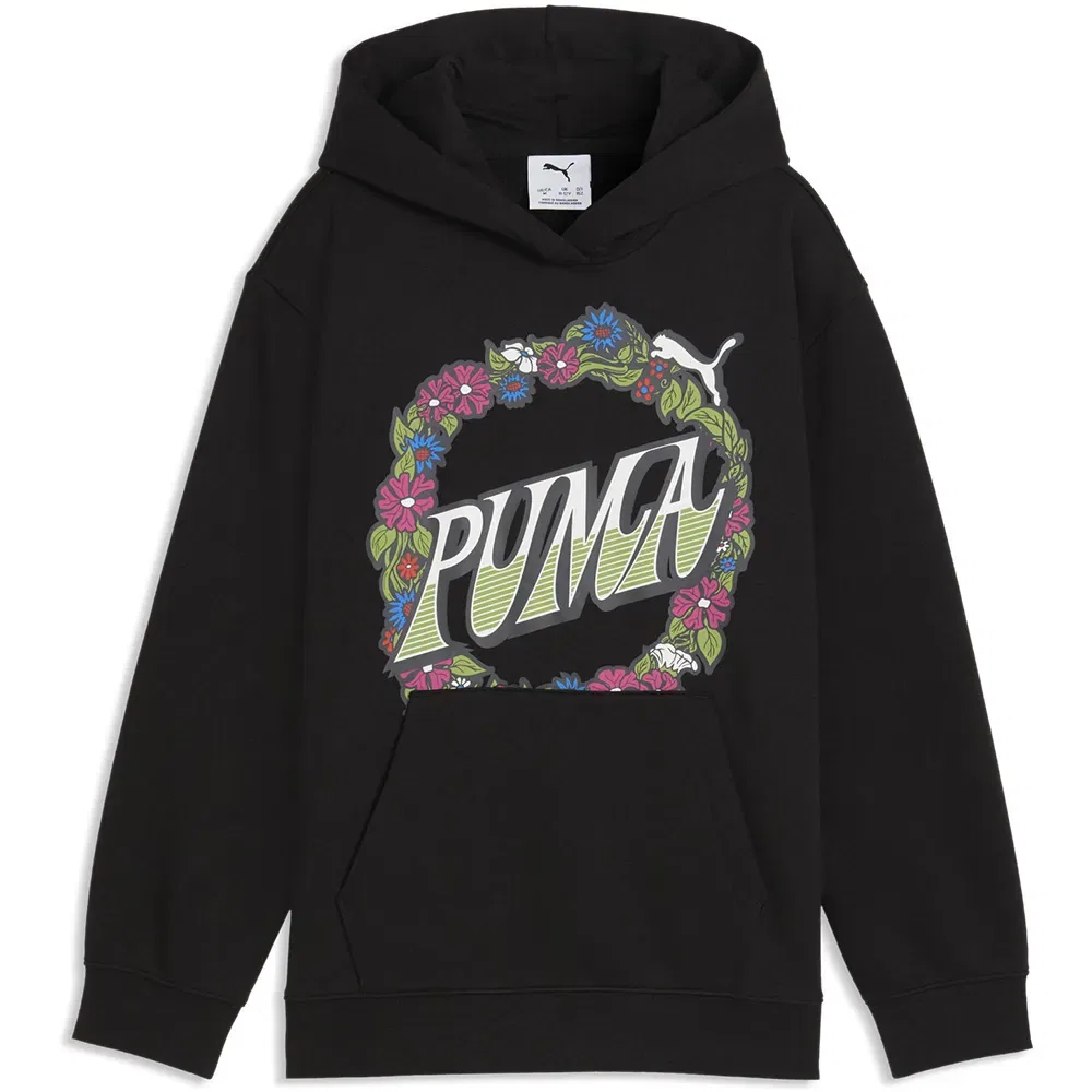 Худи с графическим принтом Mid90s Relaxed Puma, черный — фото 3