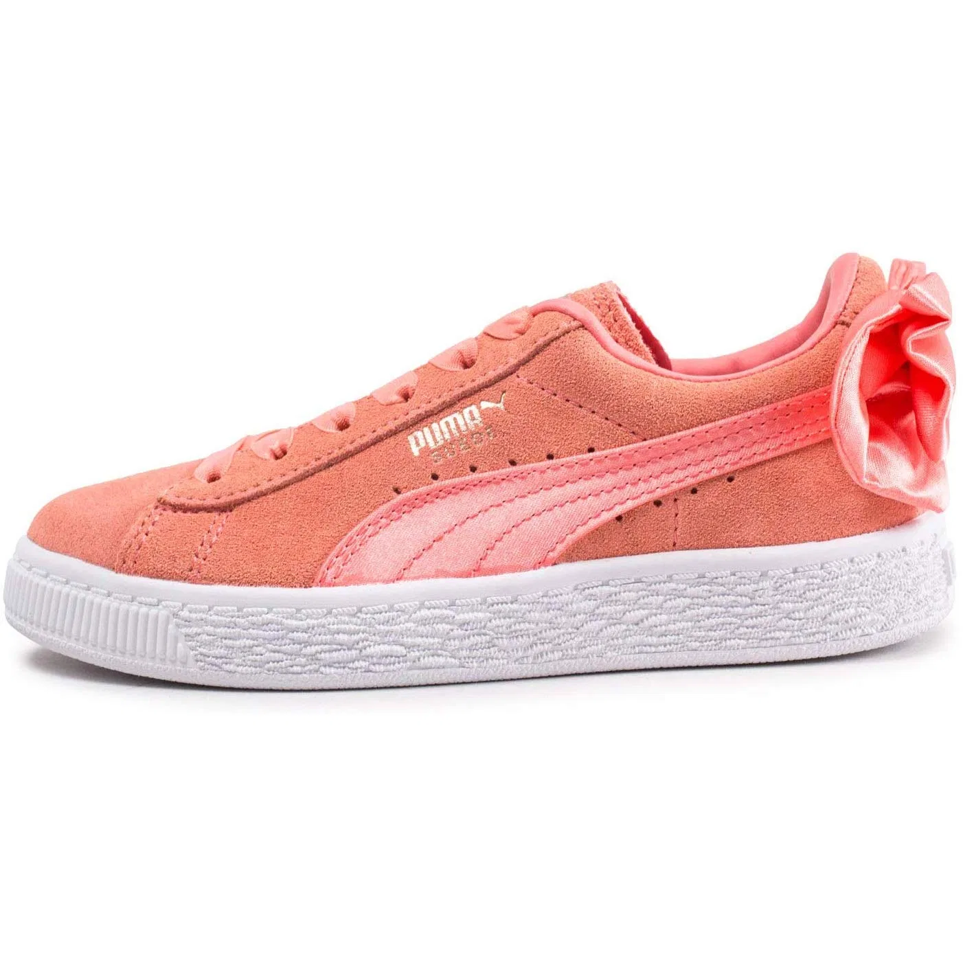 Детские кроссовки для девочек со шнуровкой PUMA, Pink
