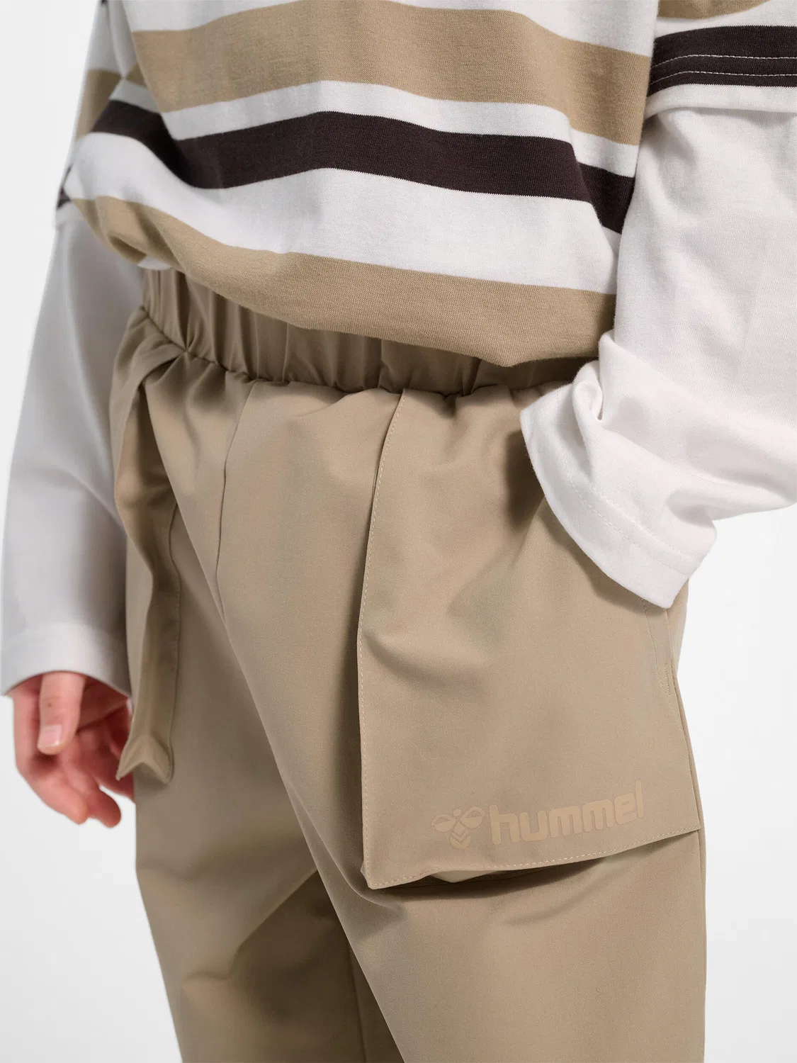 Детские штаны карго с регулируемой талией Hmljr Street Hummel, Braun — фото 4