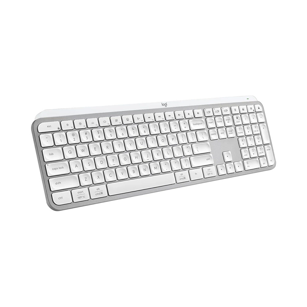 

Клавиатура беспроводная Logitech MX Keys S, серебристо-белый, английская раскладка