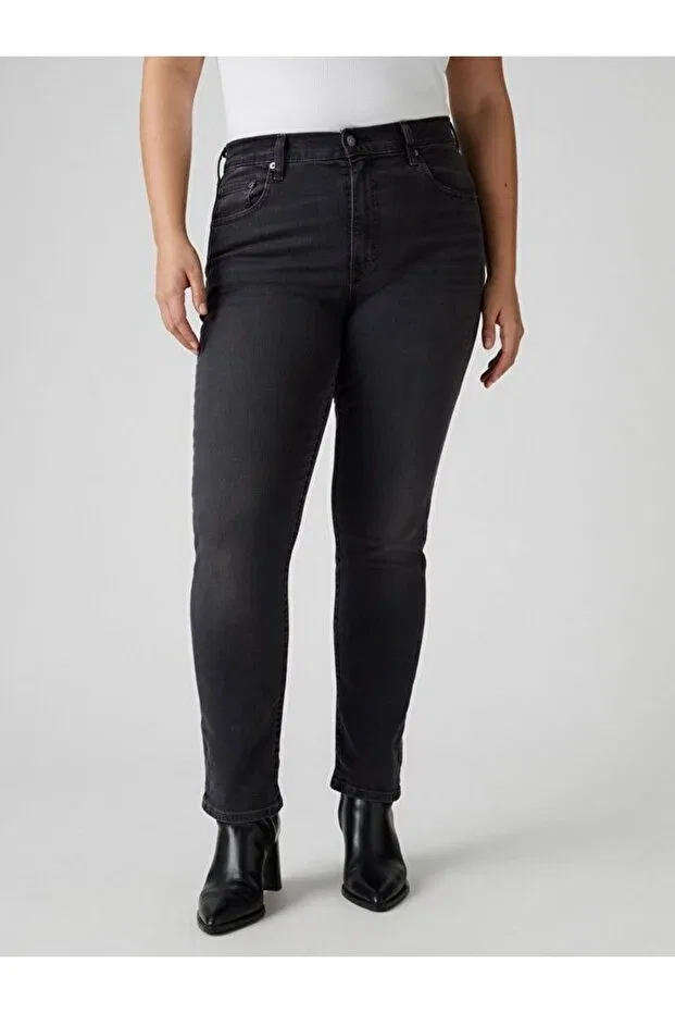 Женские джинсы прямые с высокой посадкой Levi'S, Blacks — фото 4